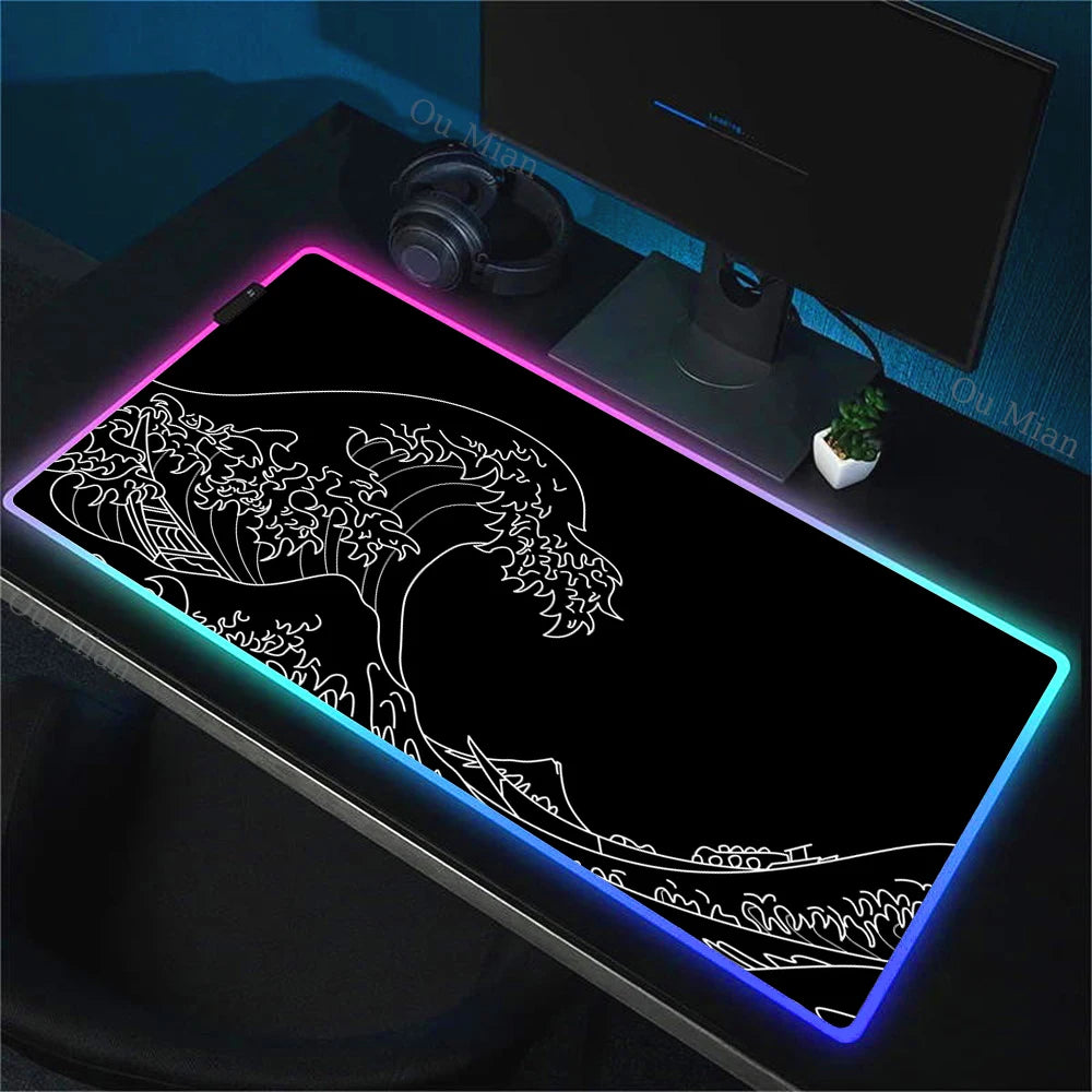 WaveArt RGB Gaming Desk Mat