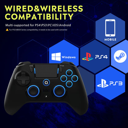 Wireless Gaming Controller for PS5 PS4 PS3 IOS Android PC