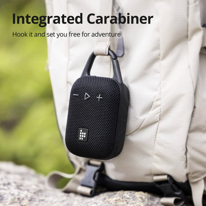 Portable Waterproof Bluetooth Speaker with Hook 20H of Playtime