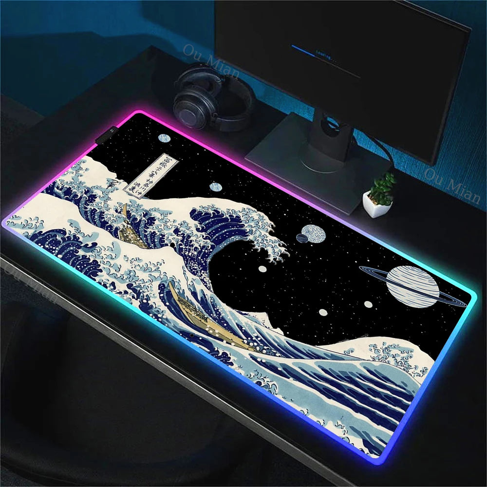 WaveArt RGB Gaming Desk Mat
