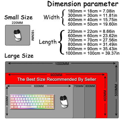 MonoArt Large Gaming Desk Mat
